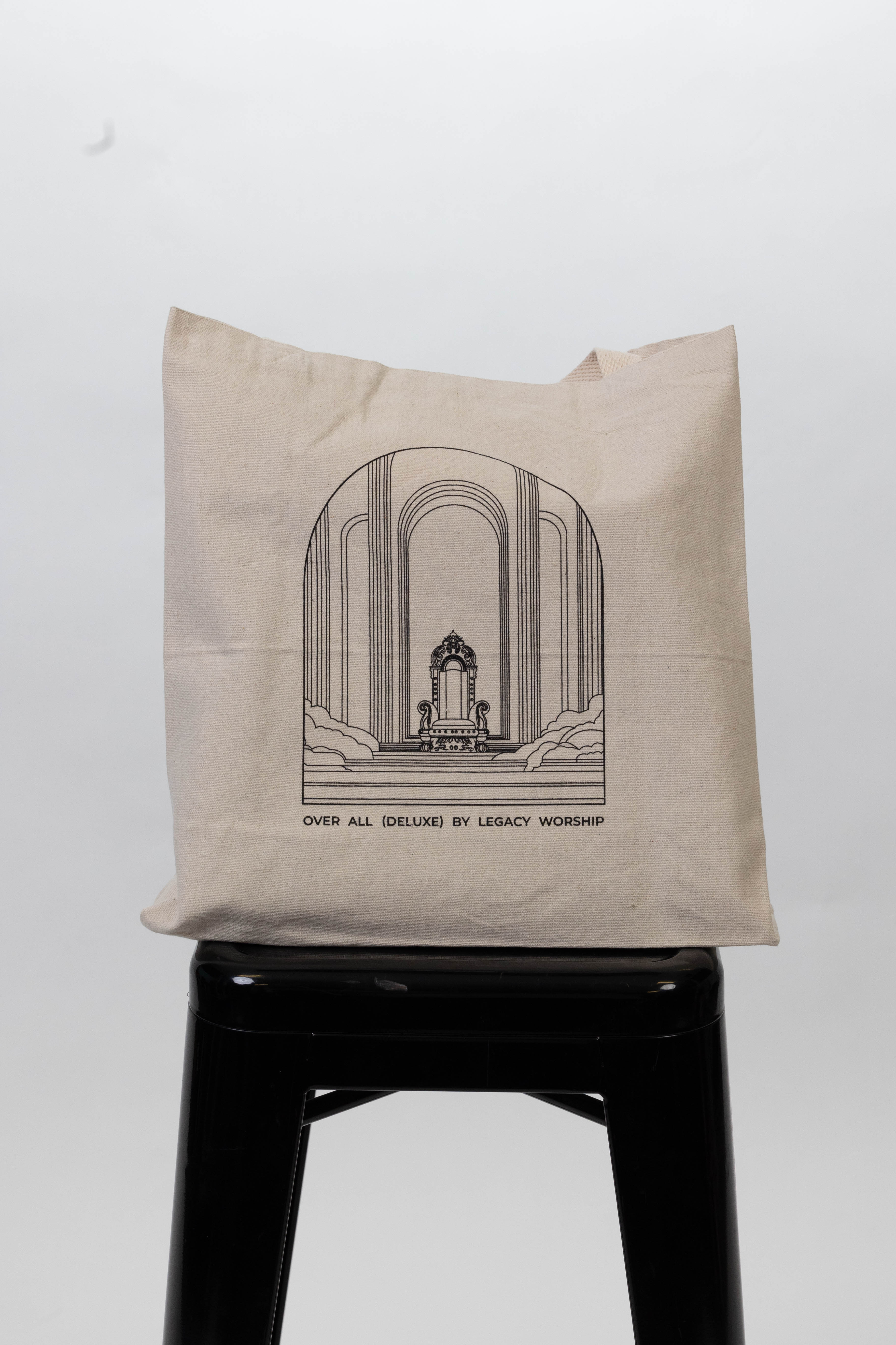 Legacy Worship OVER ALL (Deluxe) Tote Bag - Canvas