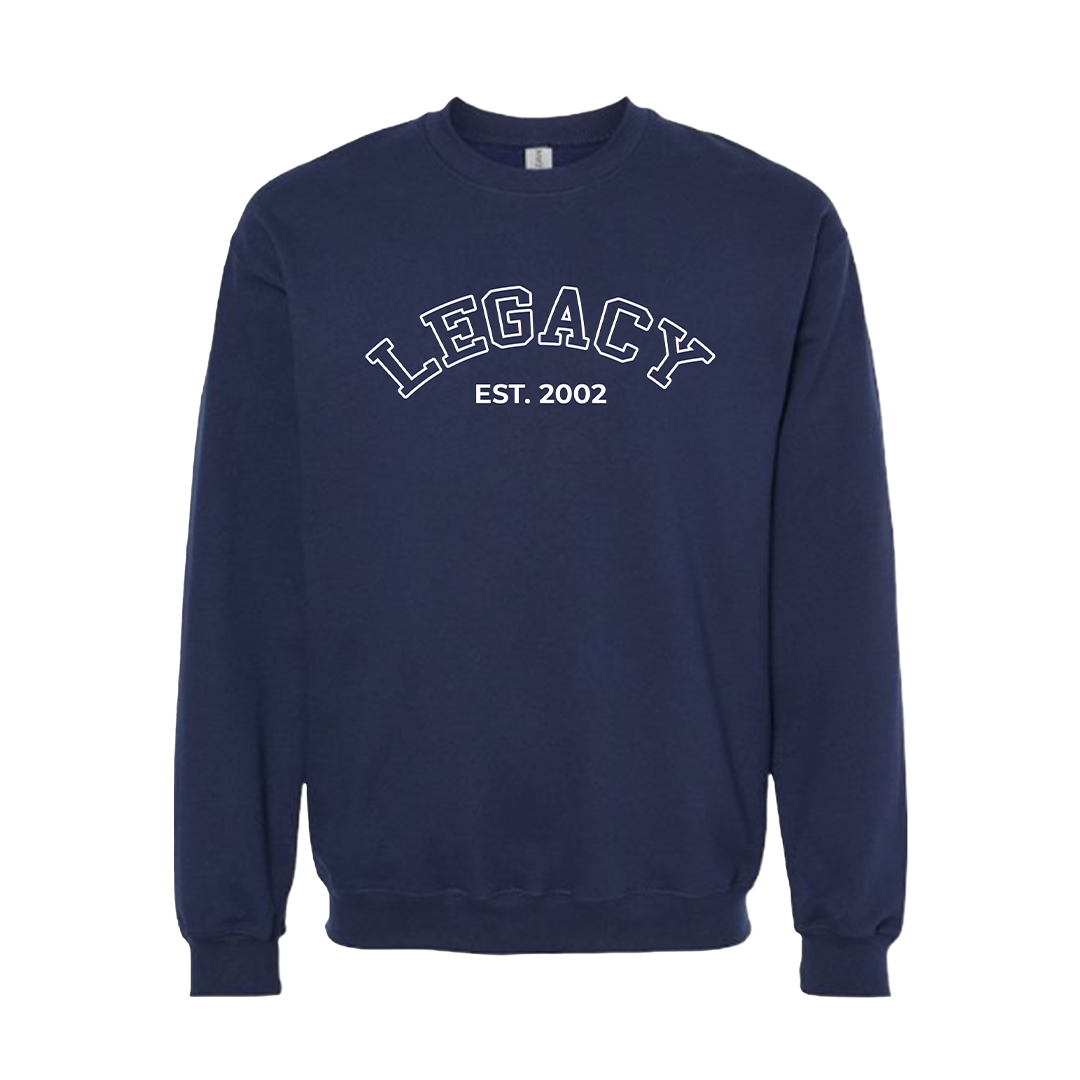 Legacy Crew Sweater (Navy Blue)