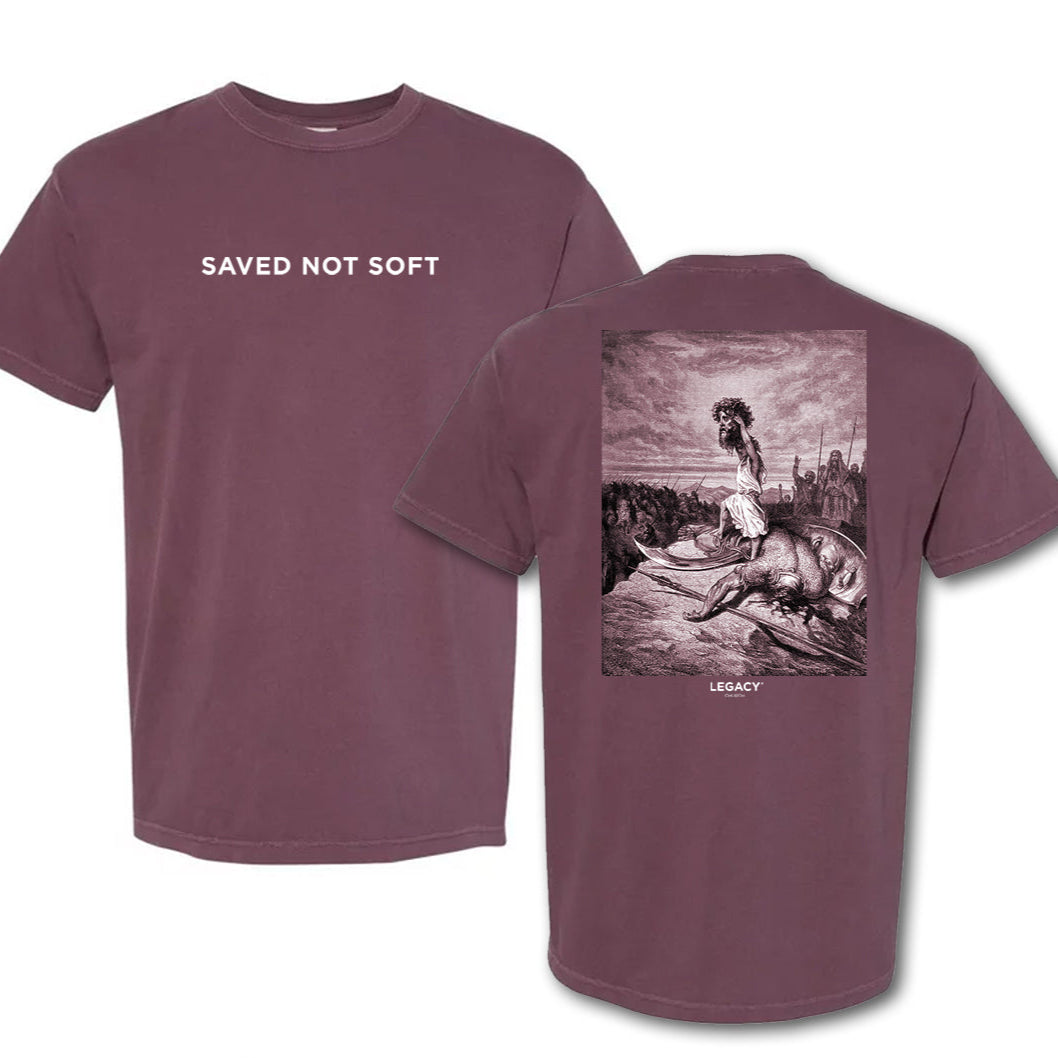 Saved Not Soft Shirt (Berry)