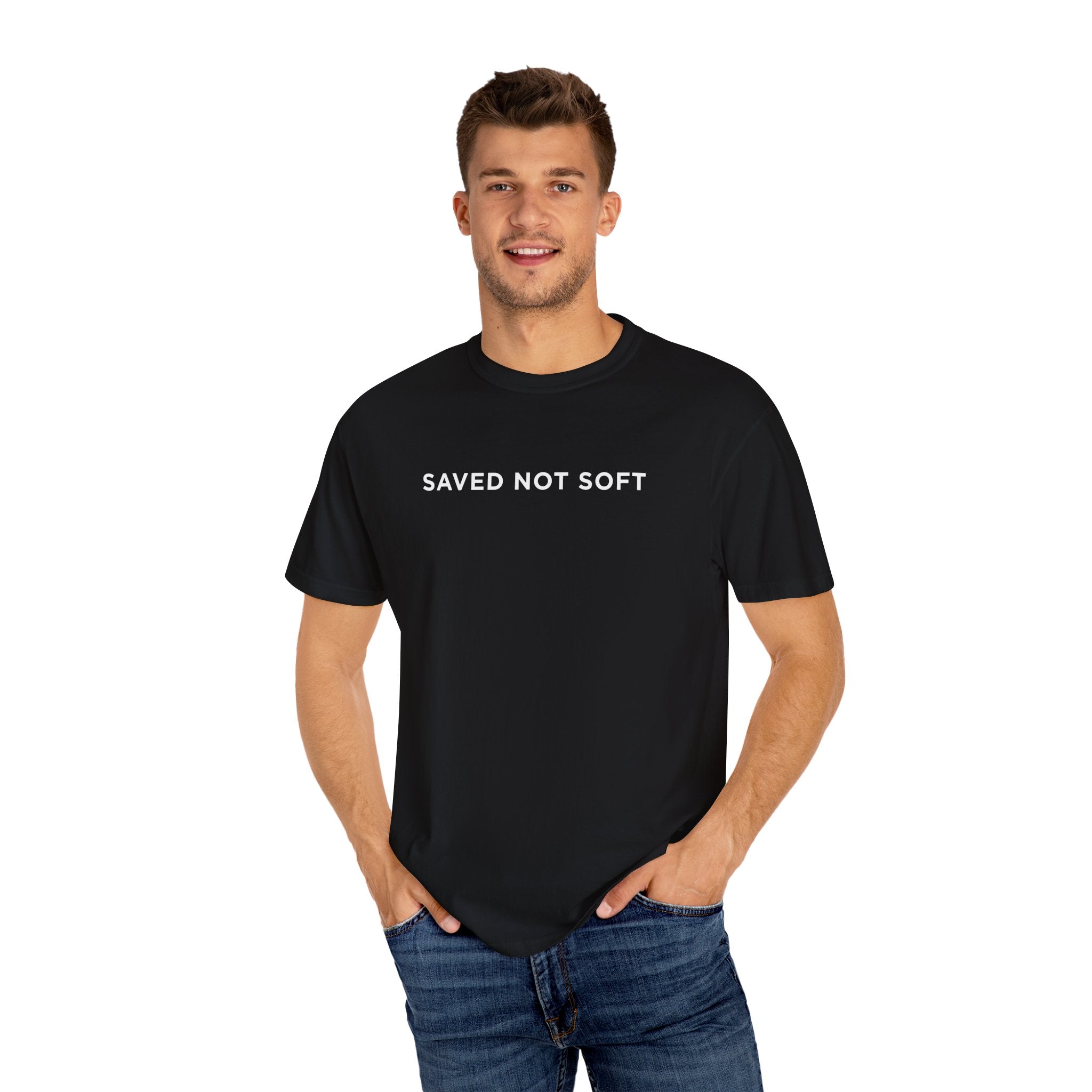 Saved Not Soft David & Goliath Tee