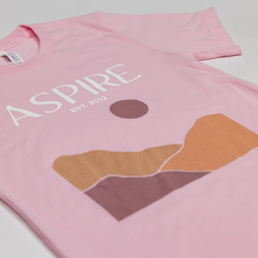Aspire Sunrise Tee (Pink)