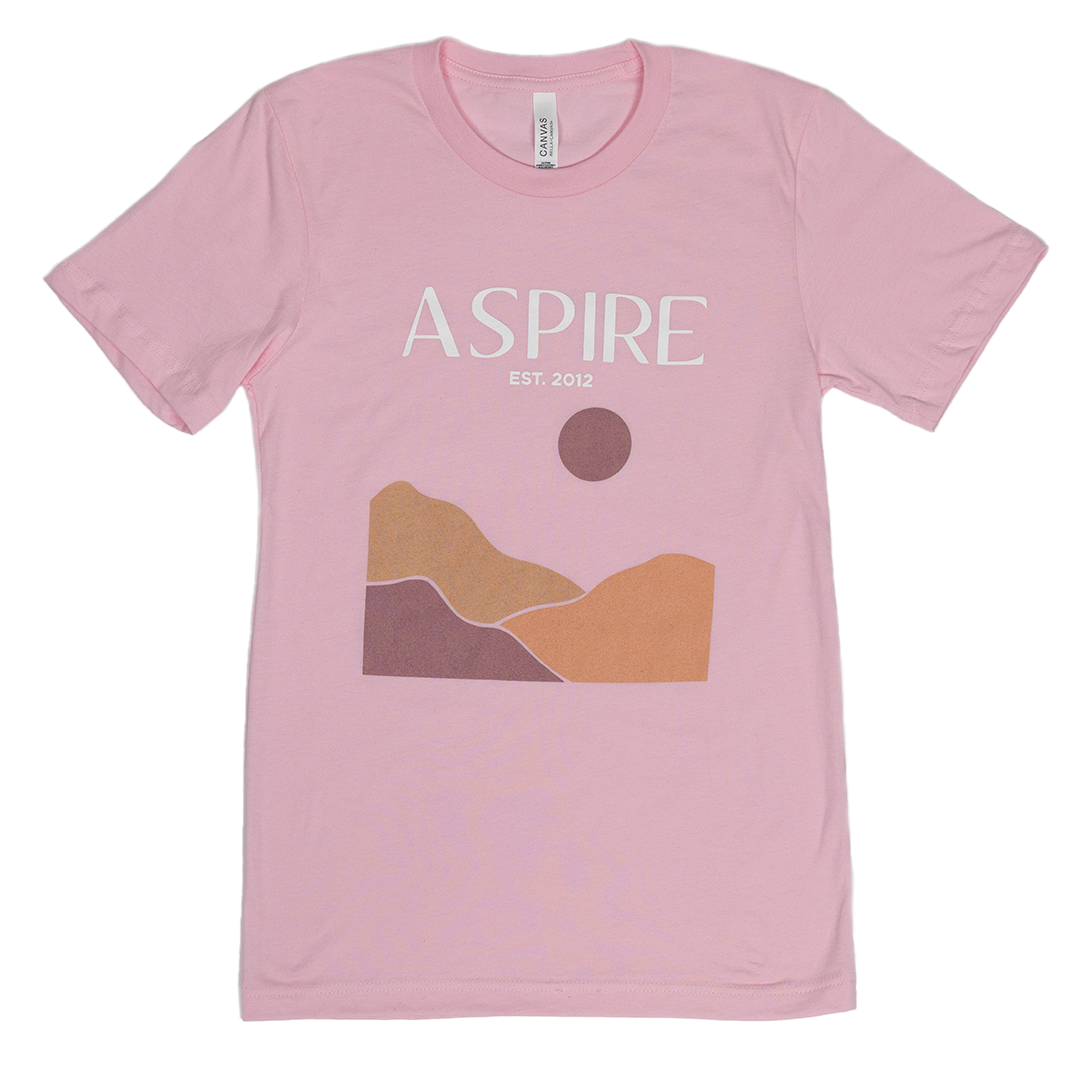 Aspire Sunrise Tee (Pink)