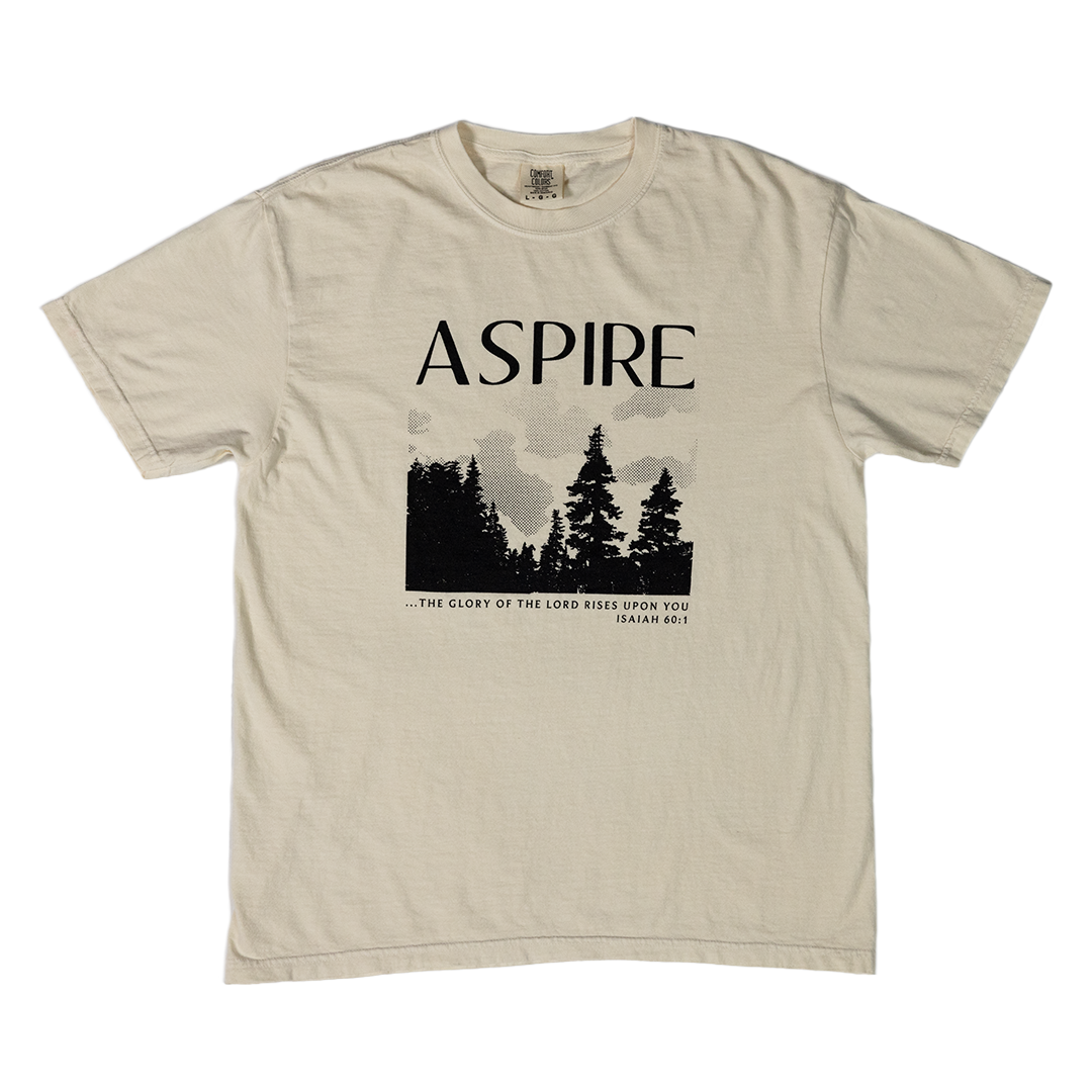 Aspire Forest Print Tee (Ivory)