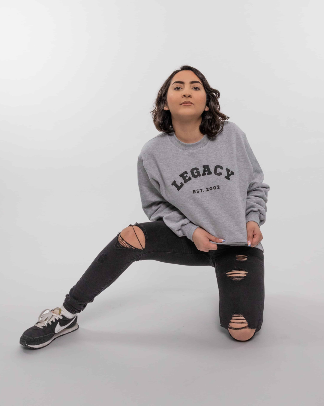 Legacy Crew Sweater (Grey)