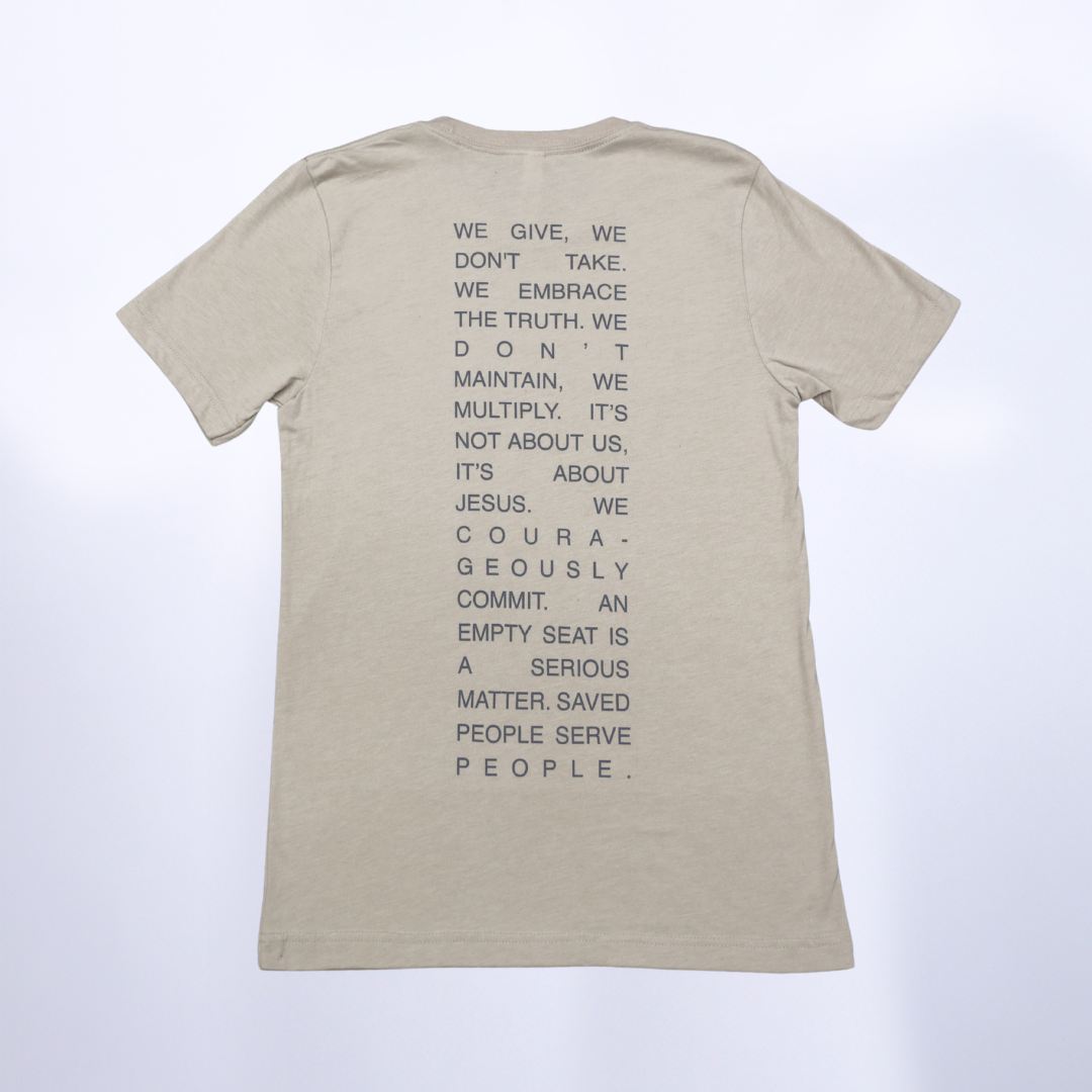 Core Values Statement Tee