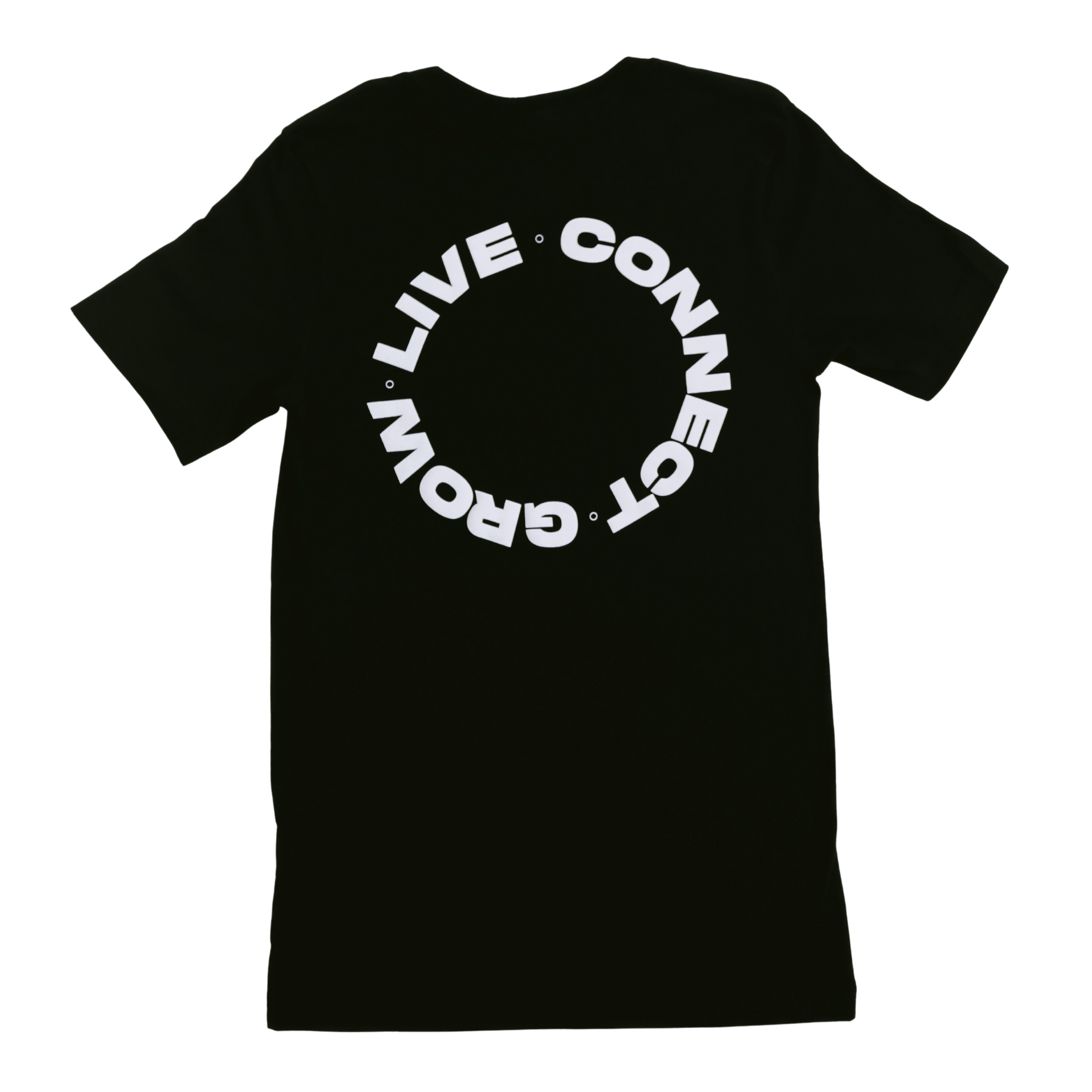 Connect. Grow. Live. Tee (Black Edition)