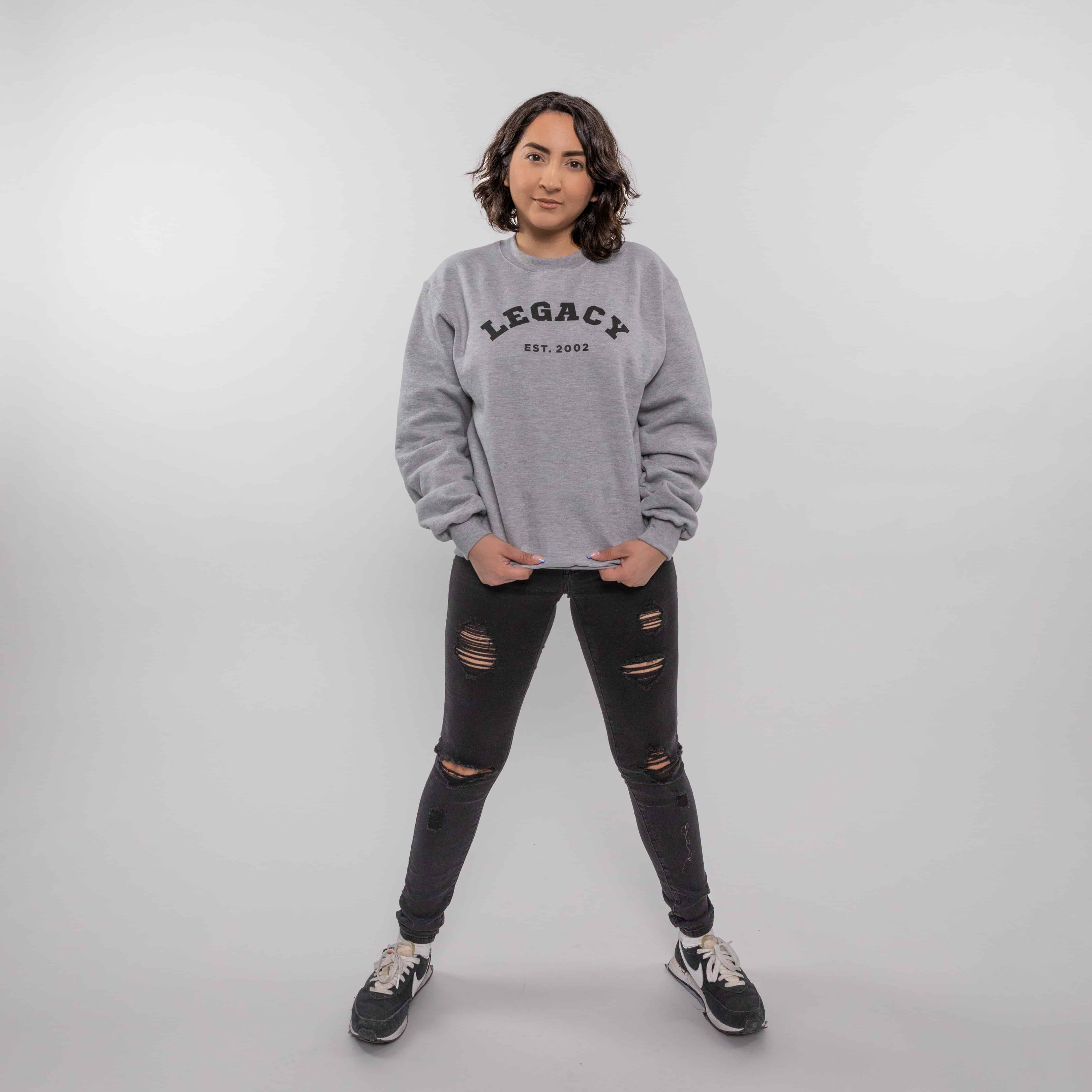 Legacy Crew Sweater (Grey)