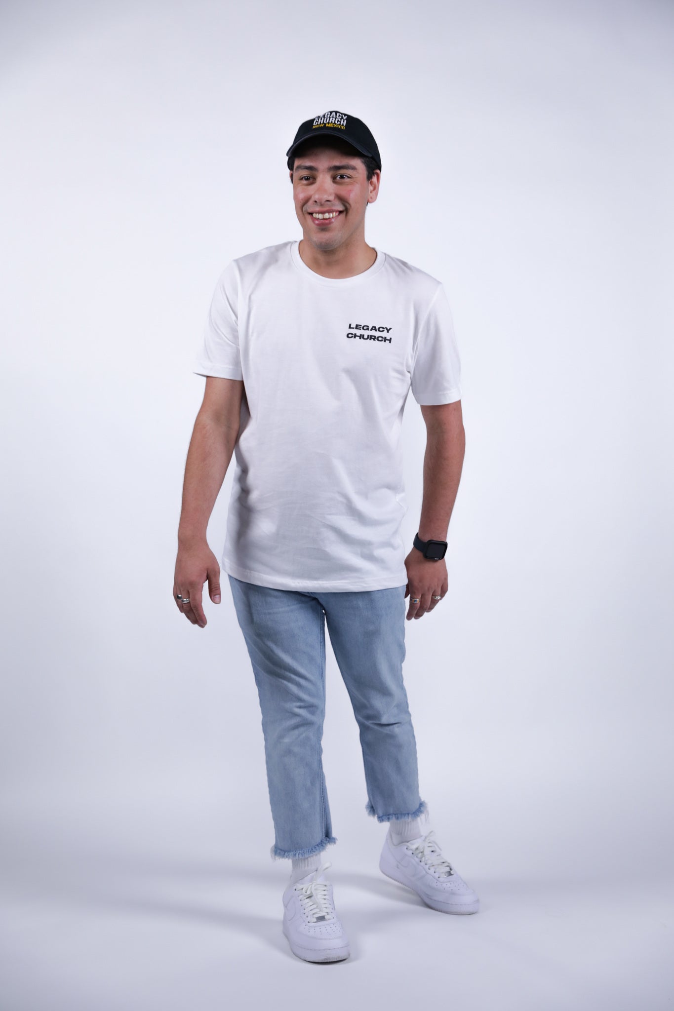 Connect. Grow. Live. Tee (White Edition)